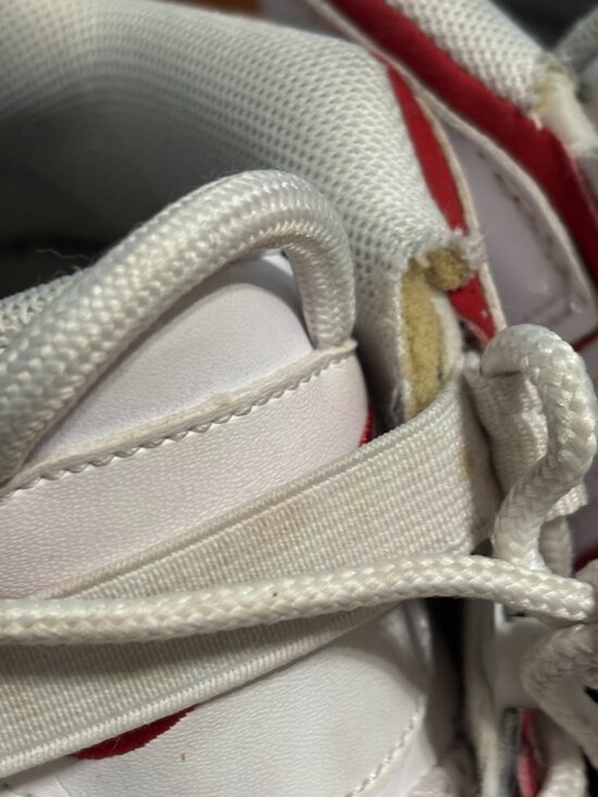 Nike Air Uptempo Shoes 921948-102 Size 8 White Varsity Red Mens main image 13